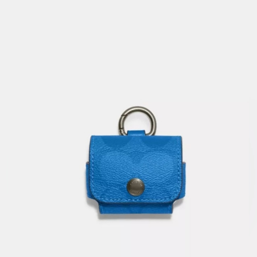 Coach Track Colorblock in Signature Leather &  Coach Large Wireless Earbud case - Picture 6 of 16